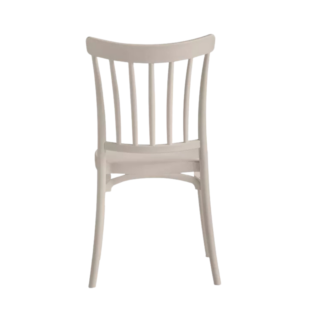 Polypropylene Caffe/Bistro Stacking Chair Cream