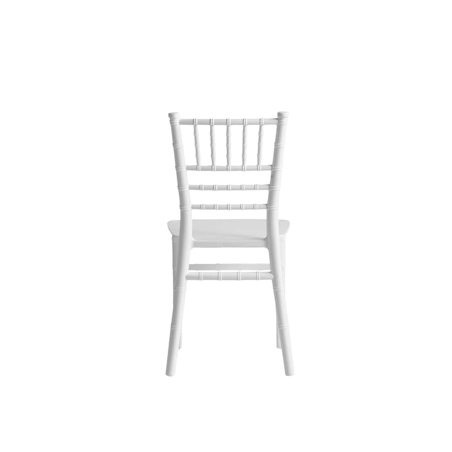 Chiavari Tiffany Kids Stacking Chair Polypropylene White