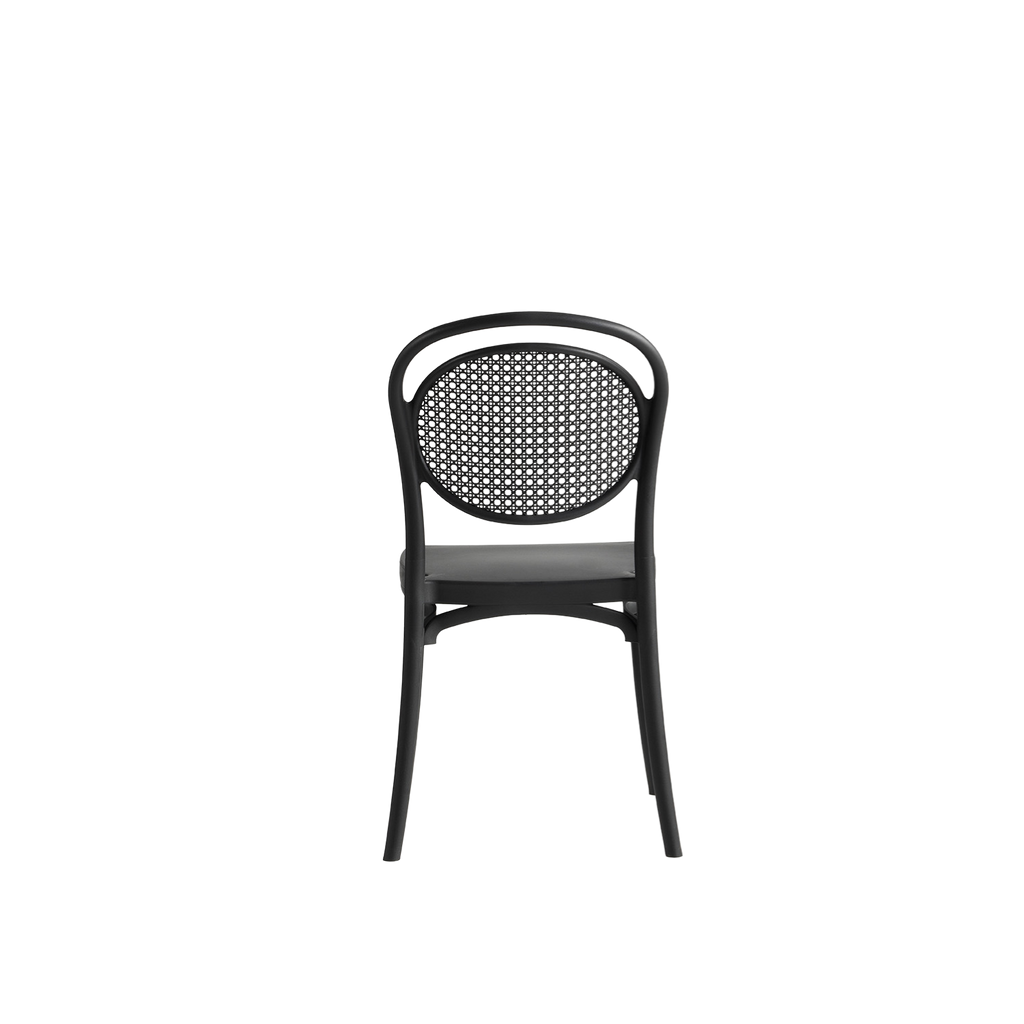 Sera Caffe/Bistro Polypropylene Stacking Chair Antracit