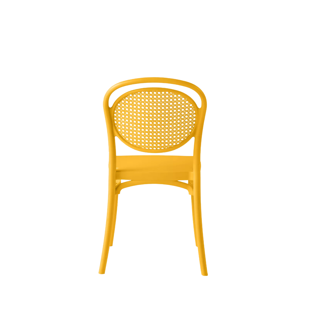 Sera Caffe/Bistro Polypropylene Stacking Chair Yellow