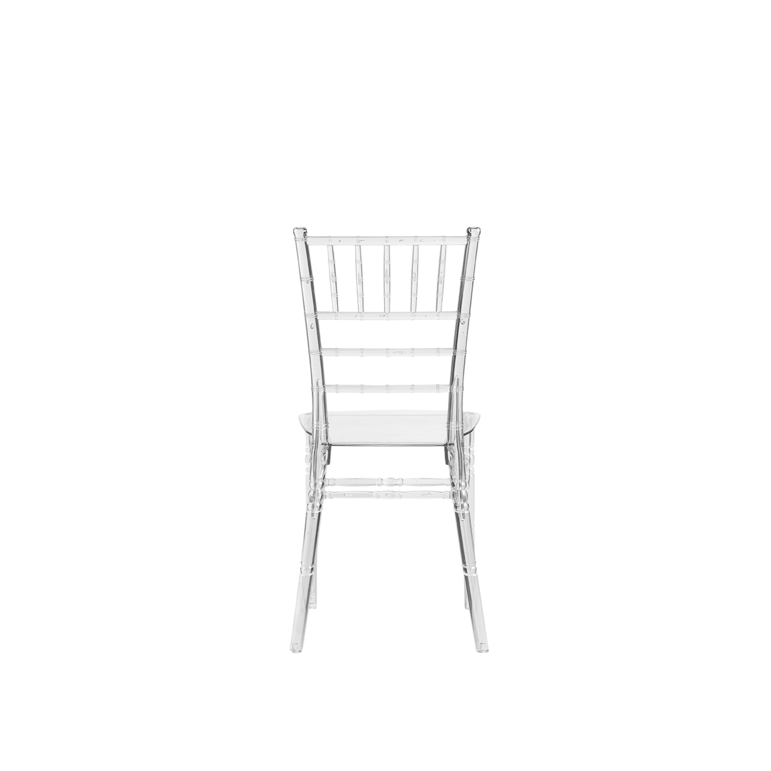 Chiavari Tiffany Acrylic Stacking Chair Ghost