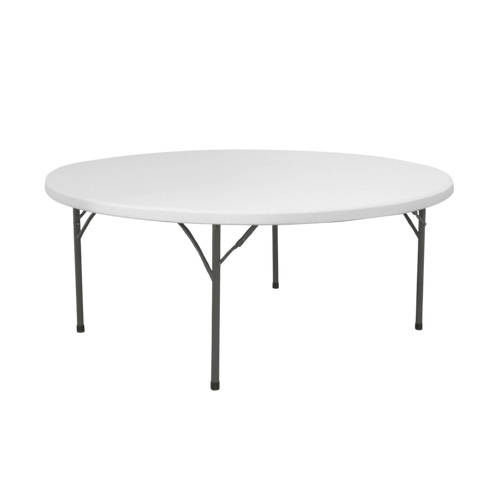 150cm (5ft) Folding Round Banquet Table – 6 to 8 Seater Plastic Catering Table