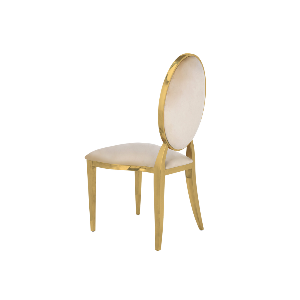 Washington Plus Upholstery Stacking Chair Velvet - Beige