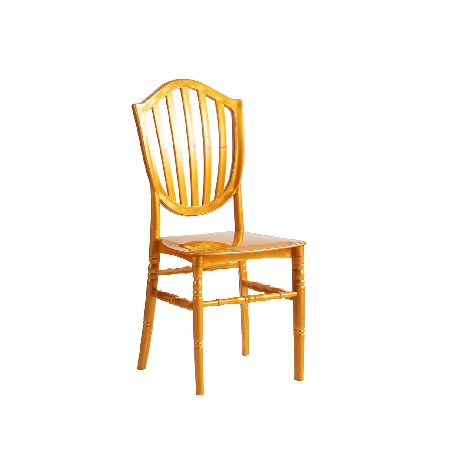 Chiavari Vasto Stacking Polypropylene Chair Gold