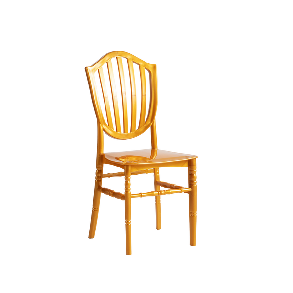 Chiavari Vasto Stacking Polypropylene Chair Gold