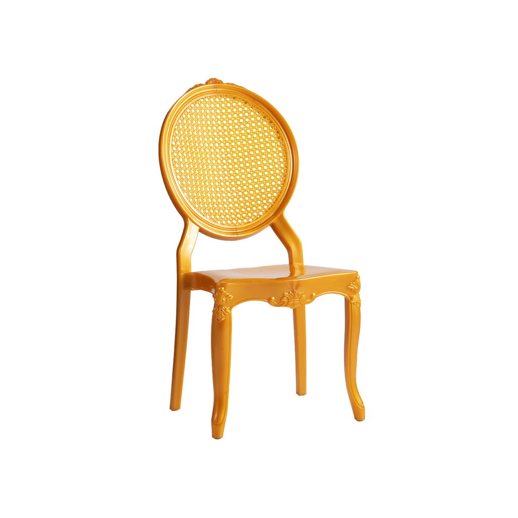 Chiavari Baron Stacking Polypropylene Chair Gold