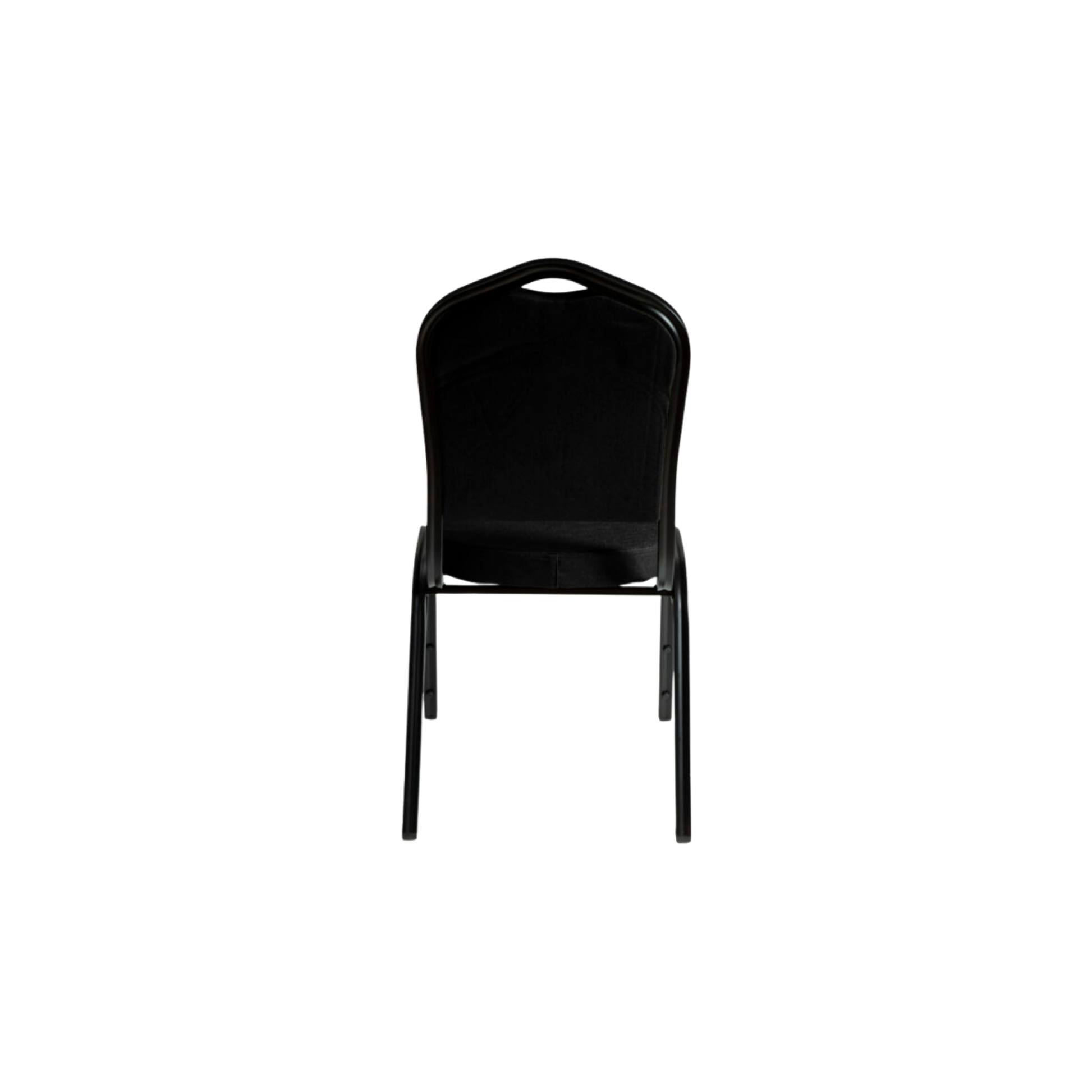 Premium Banquet Stacking Chair Full Black Without Pattern