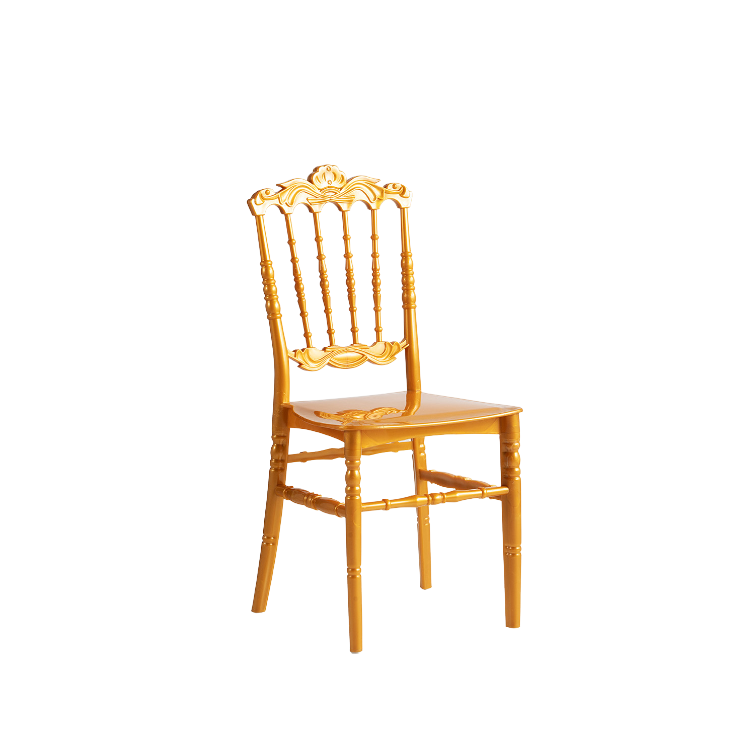 Chiavari Lepo Stacking Polypropylene Chair Gold