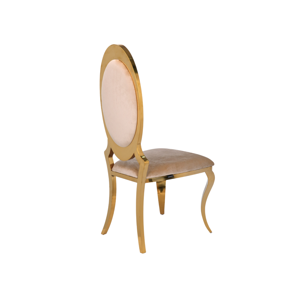 Elixo Stainless Steel Event Stacking Chair Gold