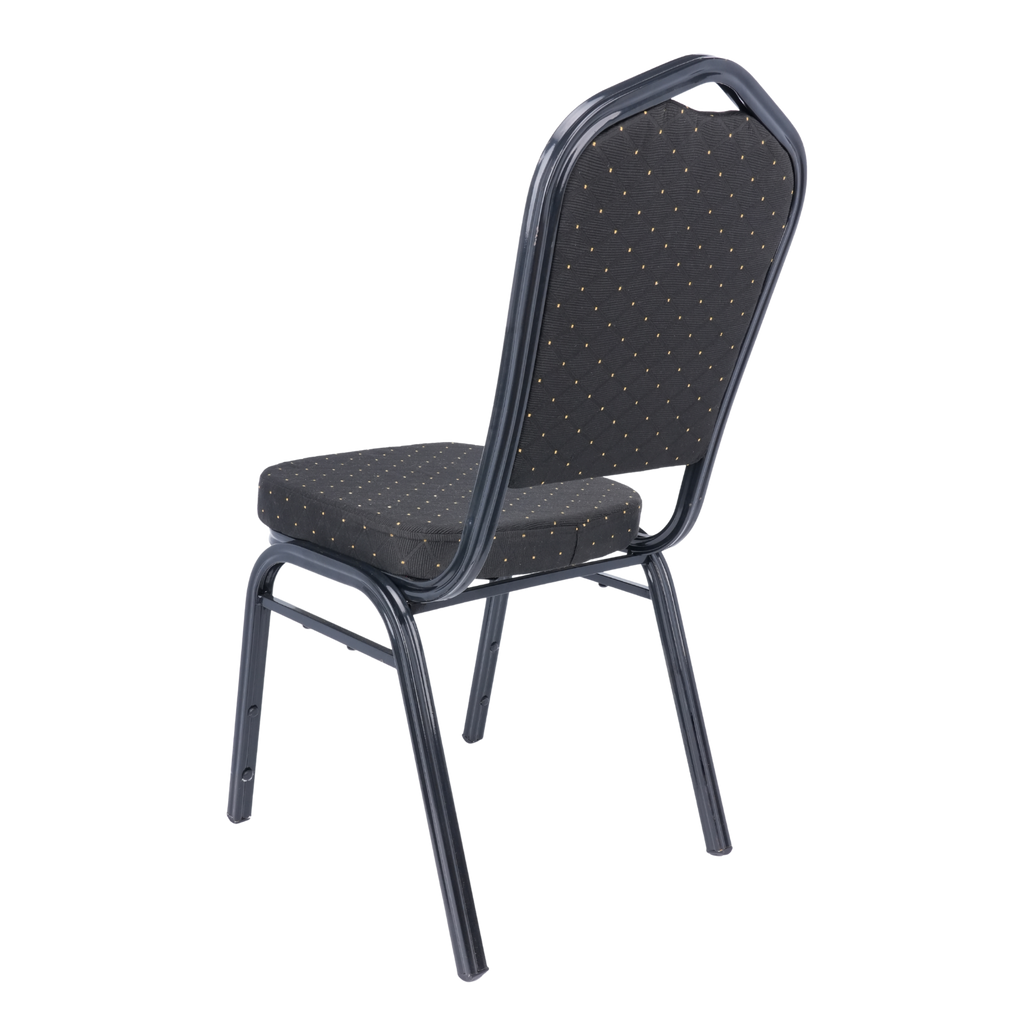 Premium Banquet Stacking Chair Full Black