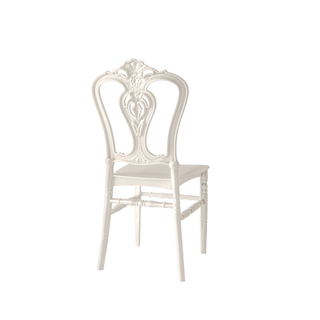 Chiavari Dylan Polypropylene Stacking Chair White