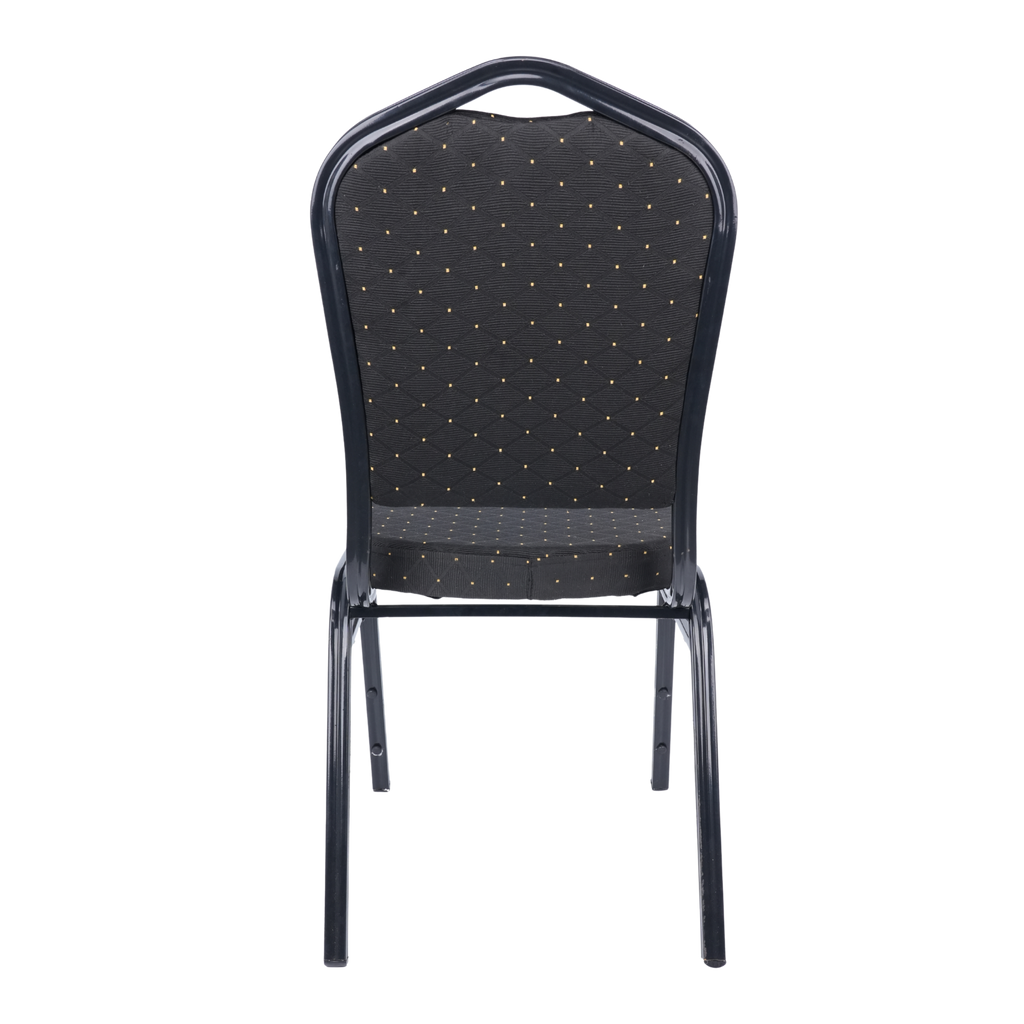 Premium Banquet Stacking Chair Full Black