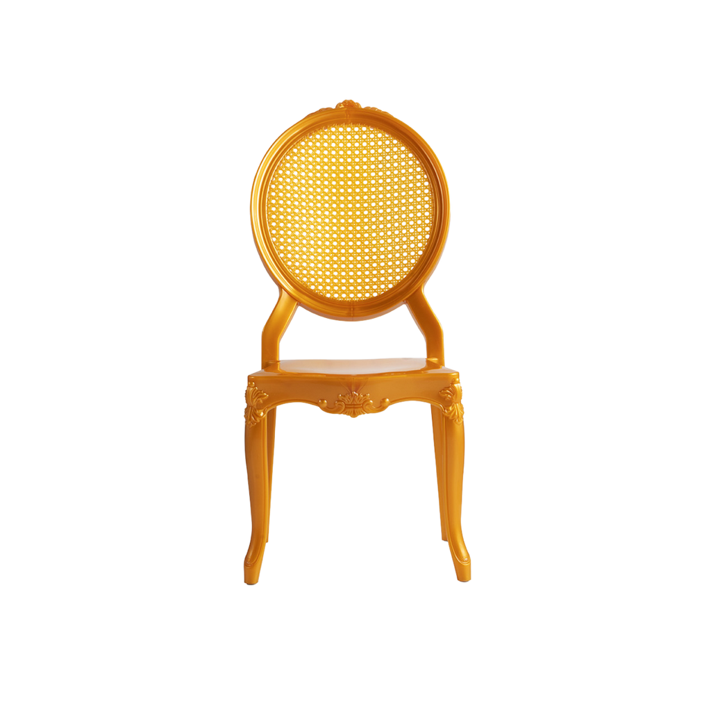 Chiavari Baron Stacking Polypropylene Chair Gold