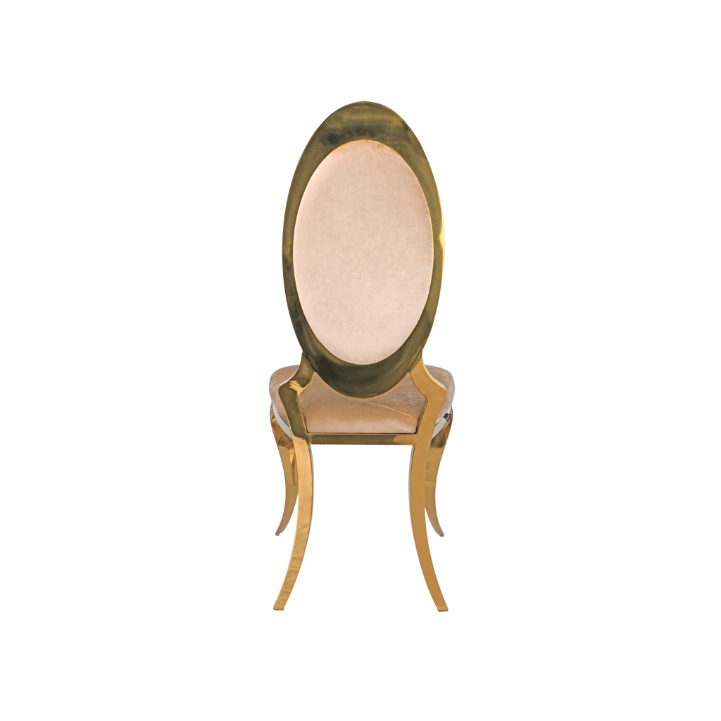 Elixo Stainless Steel Event Stacking Chair Gold