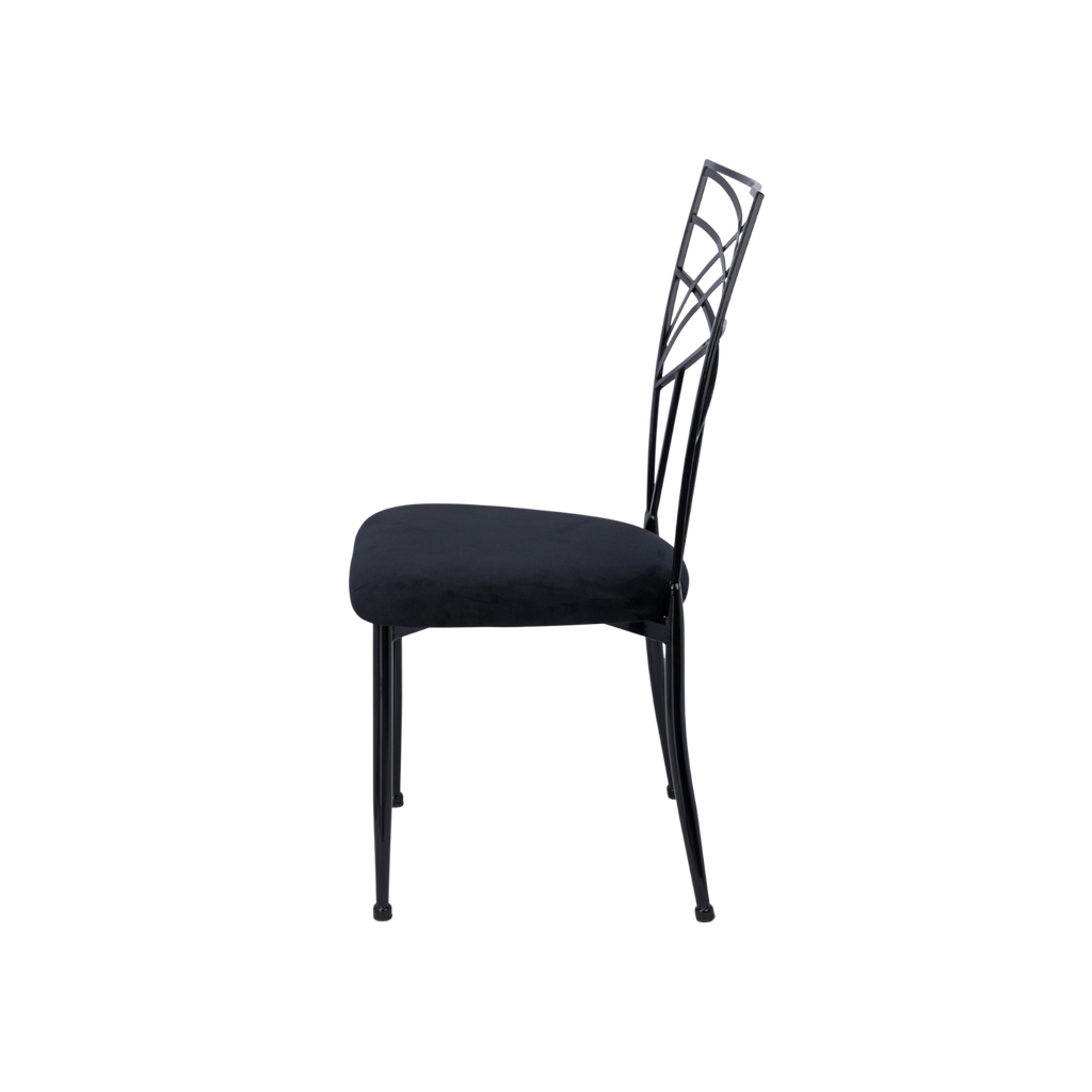Chameleon Steel Event Stacking Chair Black