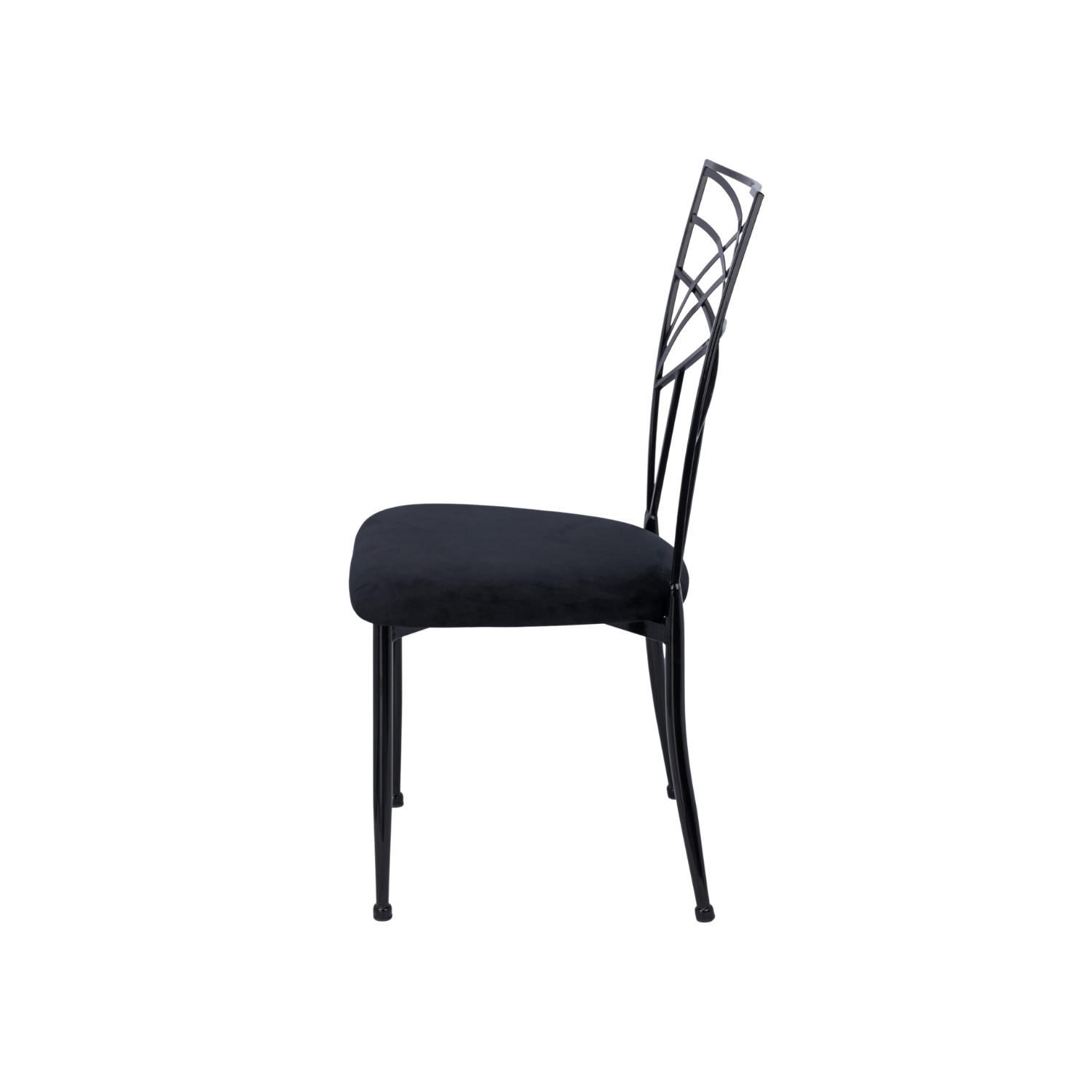 Chameleon Steel Event Stacking Chair Black