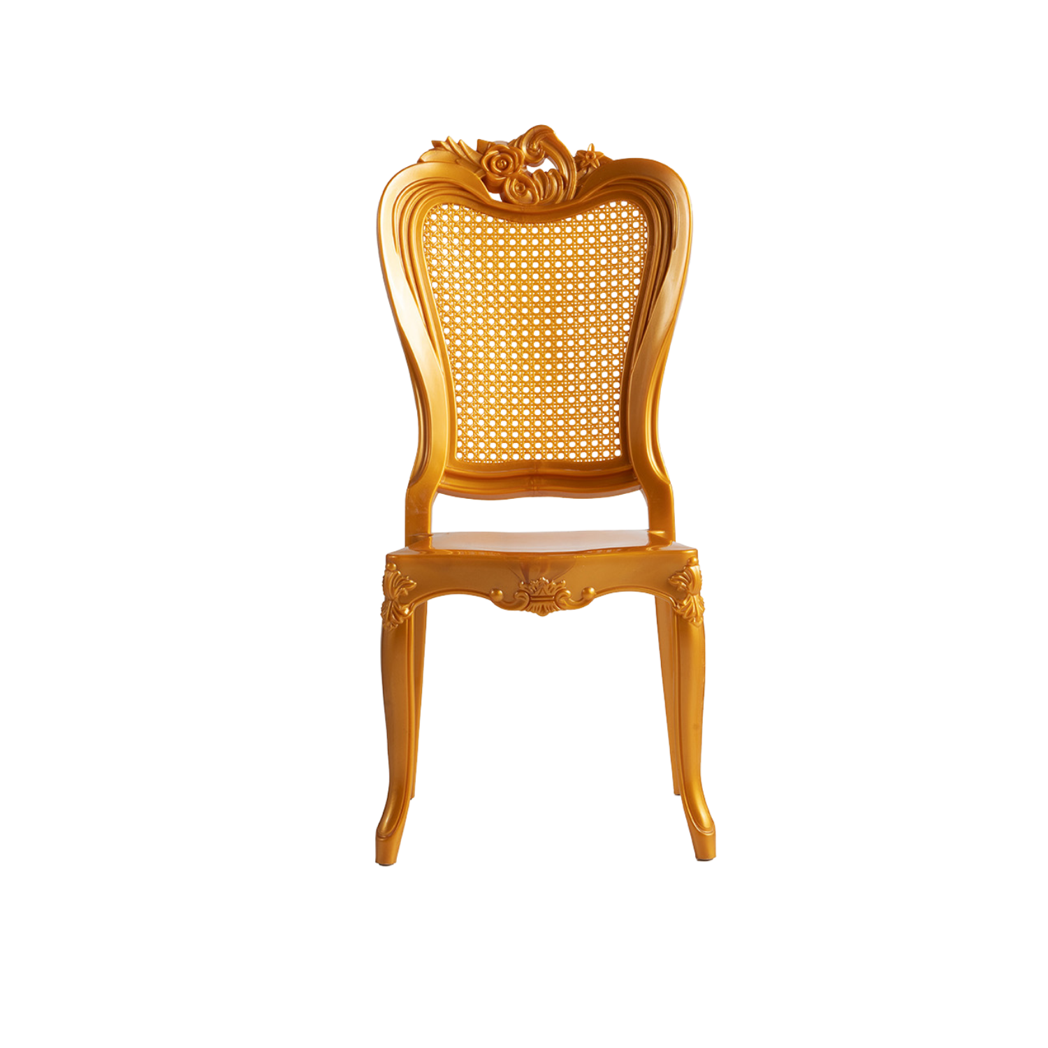 Chiavari Enigma Stacking Polypropylene Chair Gold