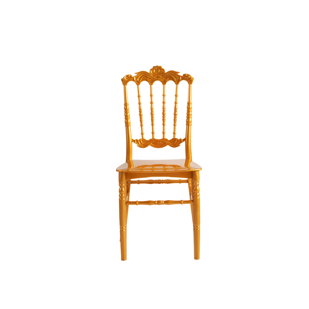 Chiavari Lepo Stacking Polypropylene Chair Gold