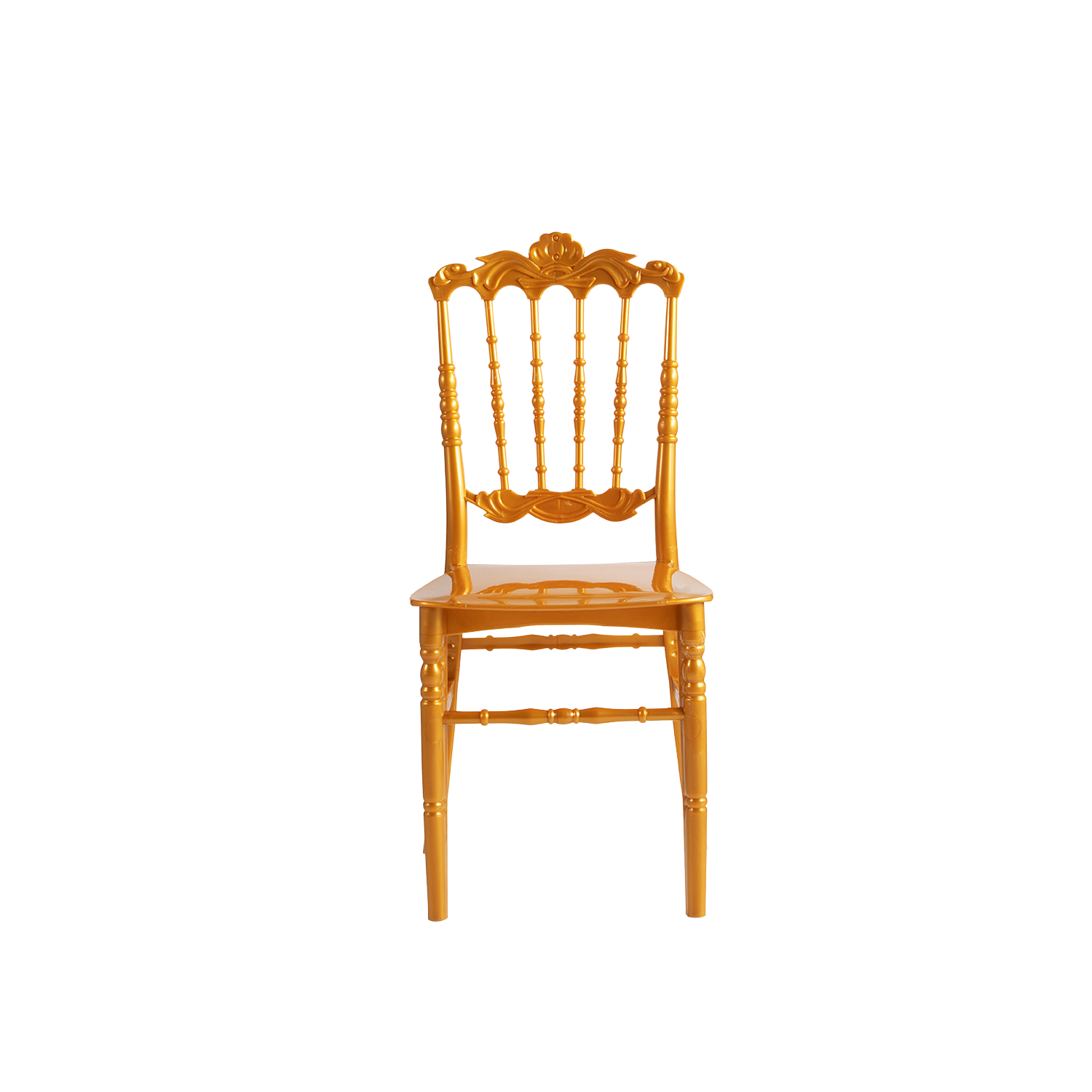 Chiavari Lepo Stacking Polypropylene Chair Gold