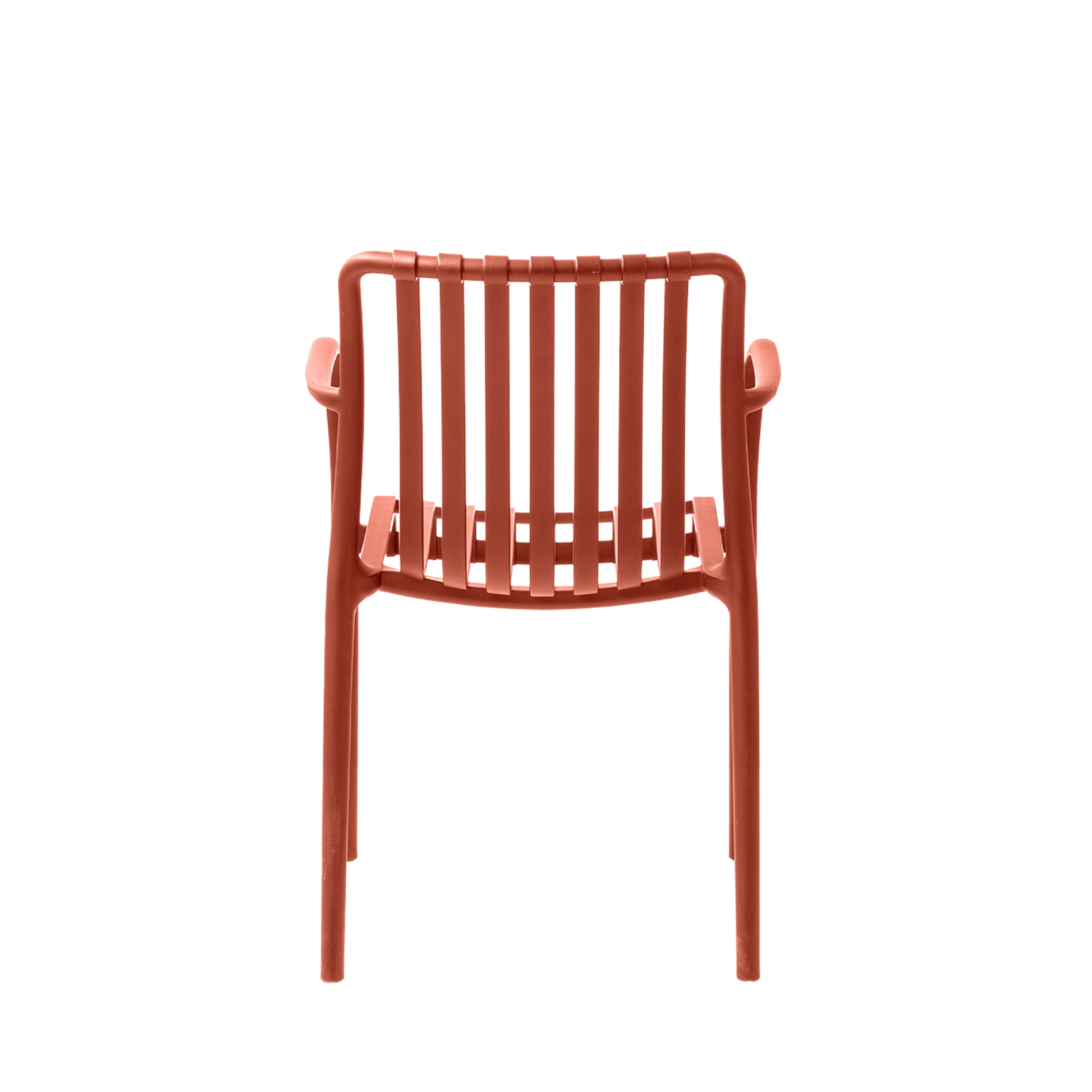 Paris Polypropylene Chair Red – Stackable Outdoor Cafe Restaurant Hospitality Seating