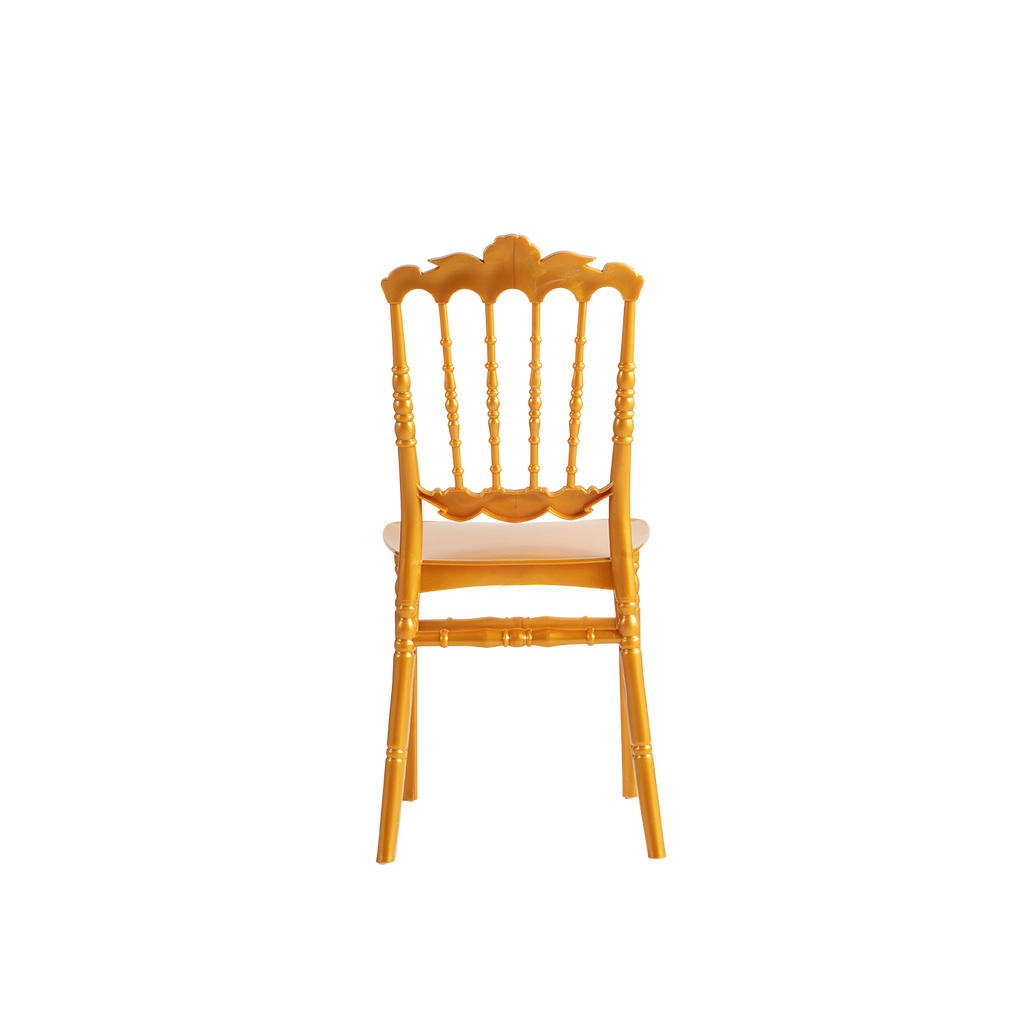 Chiavari Lepo Stacking Polypropylene Chair Gold