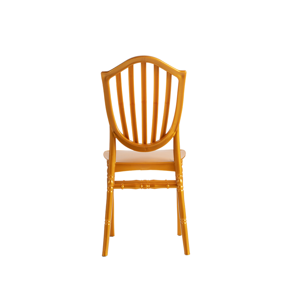 Chiavari Vasto Stacking Polypropylene Chair Gold