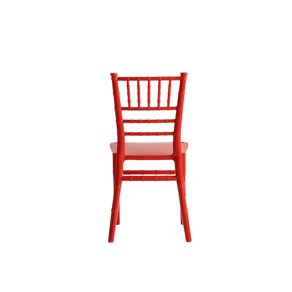 Chiavari Tiffany Kids Stacking Chair Polypropylene Red