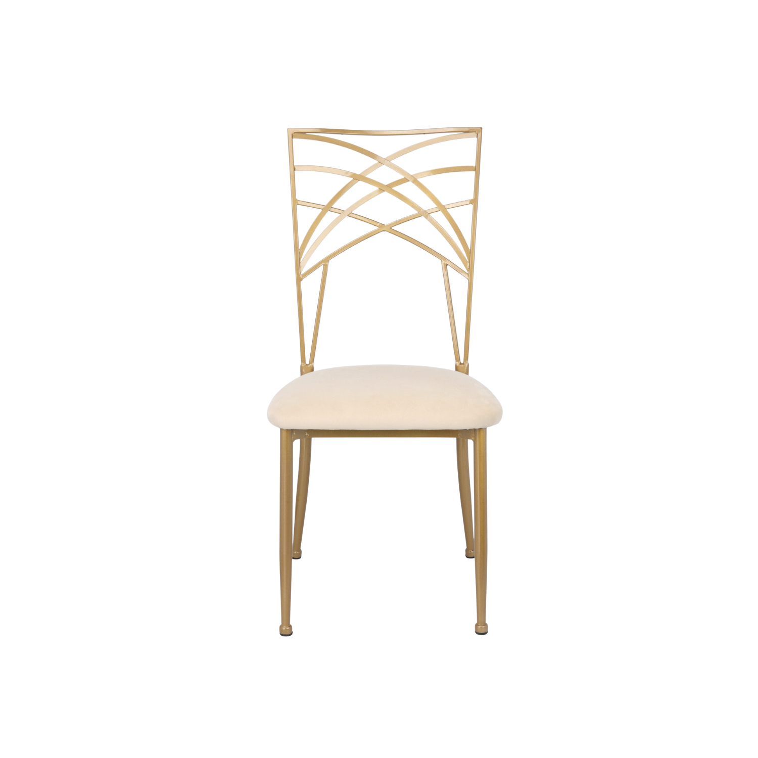Chameleon Steel Event Stacking Chair Gold White