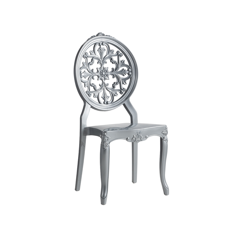 Chiavari Harmony Stacking Polypropylene Chair Silver