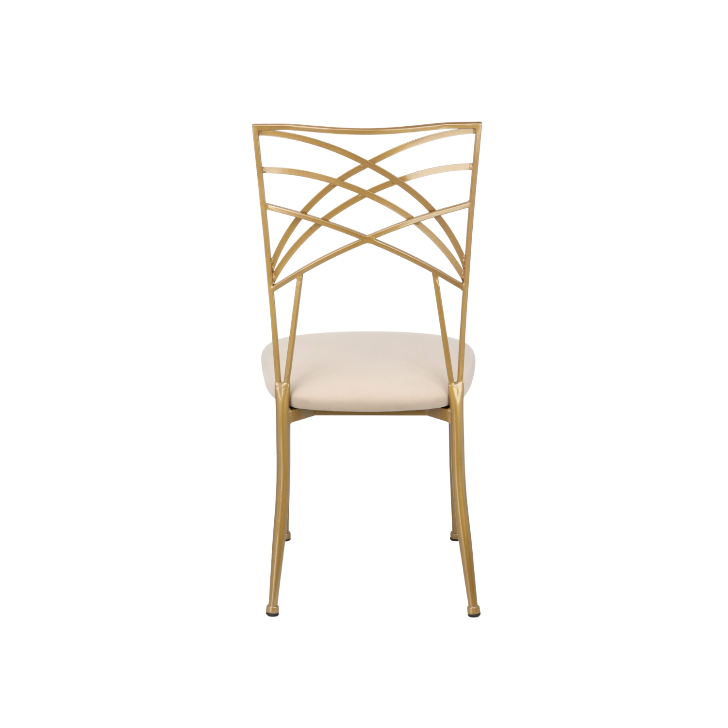 Chameleon Steel Event Stacking Chair Gold White