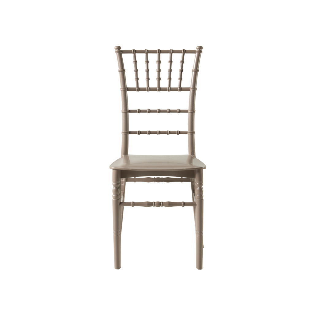 Chiavari Tiffany Polypropylene Stacking Chair Limewash