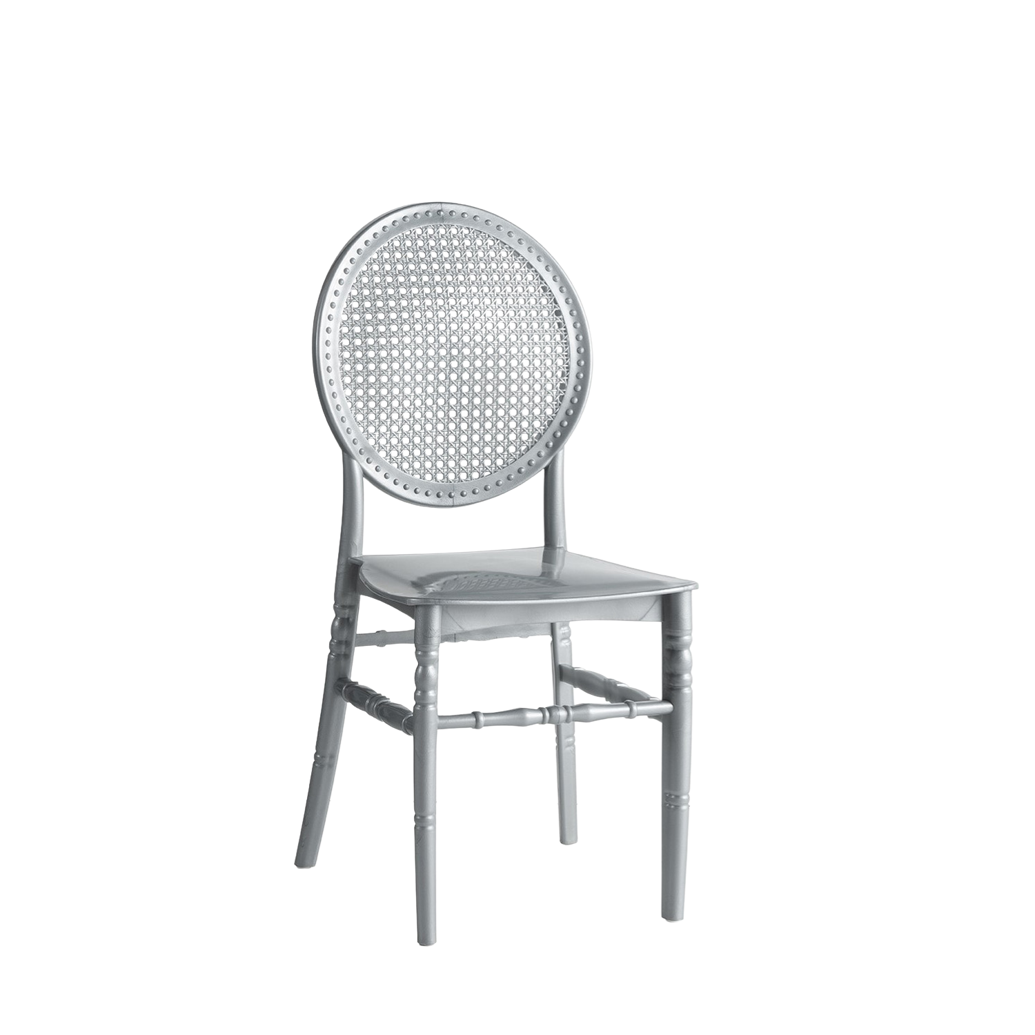Chiavari Toy Stacking Polypropylene Chair Silver