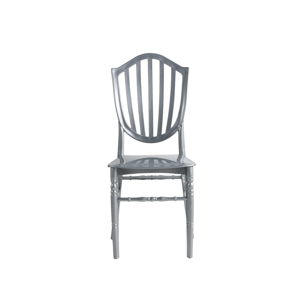 Chiavari Vasto Stacking Polypropylene Chair Silver