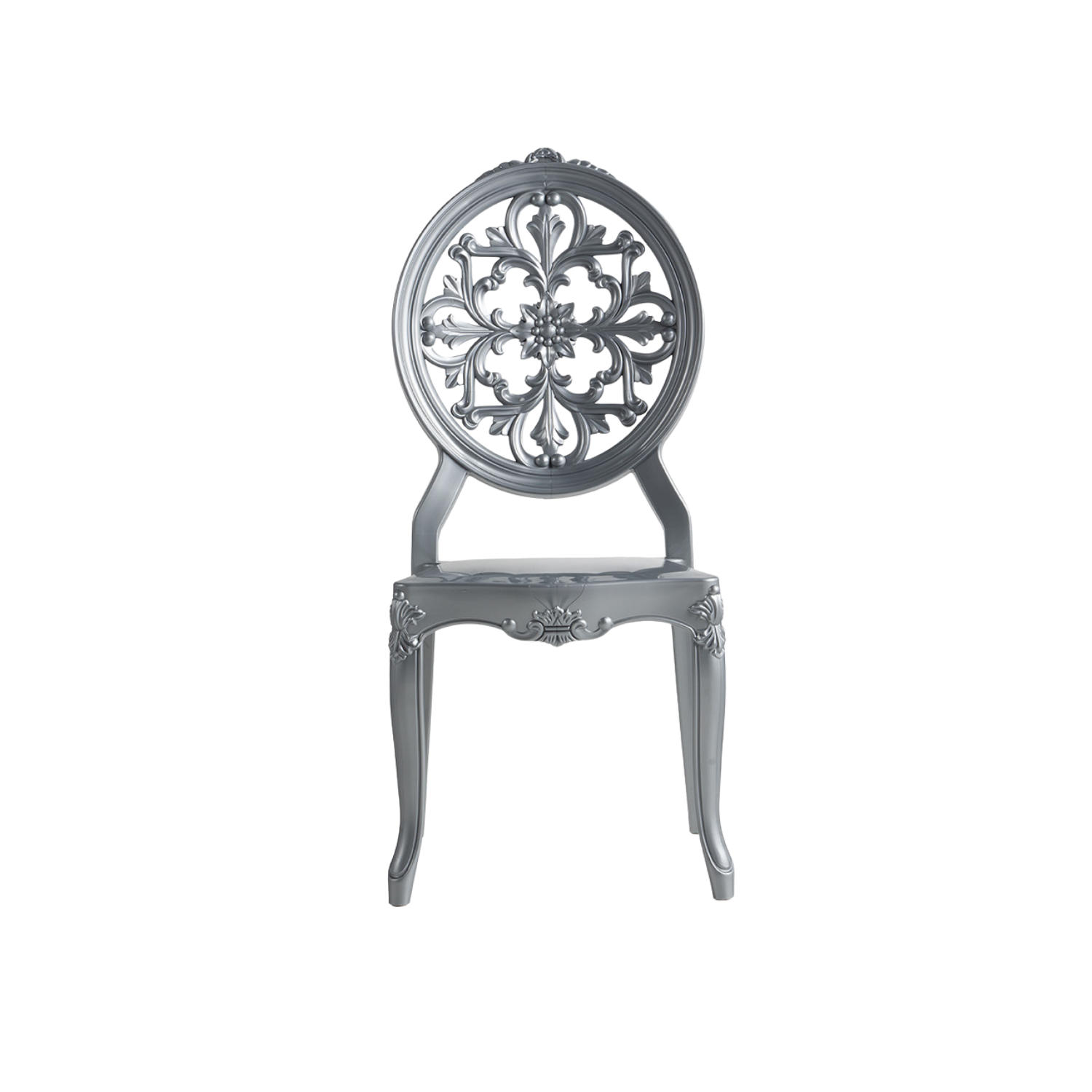 Chiavari Harmony Stacking Polypropylene Chair Silver