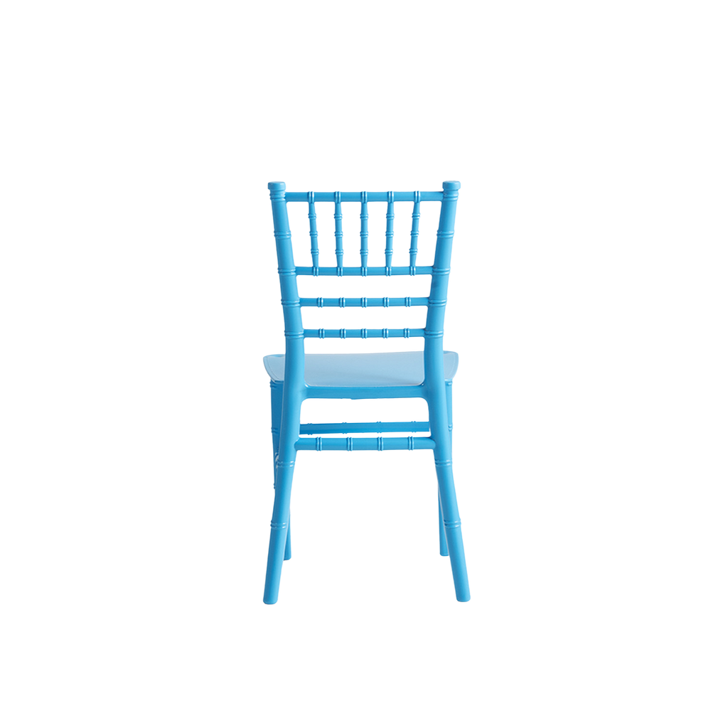 Chiavari Tiffany Kids Stacking Chair Polypropylene Cyan