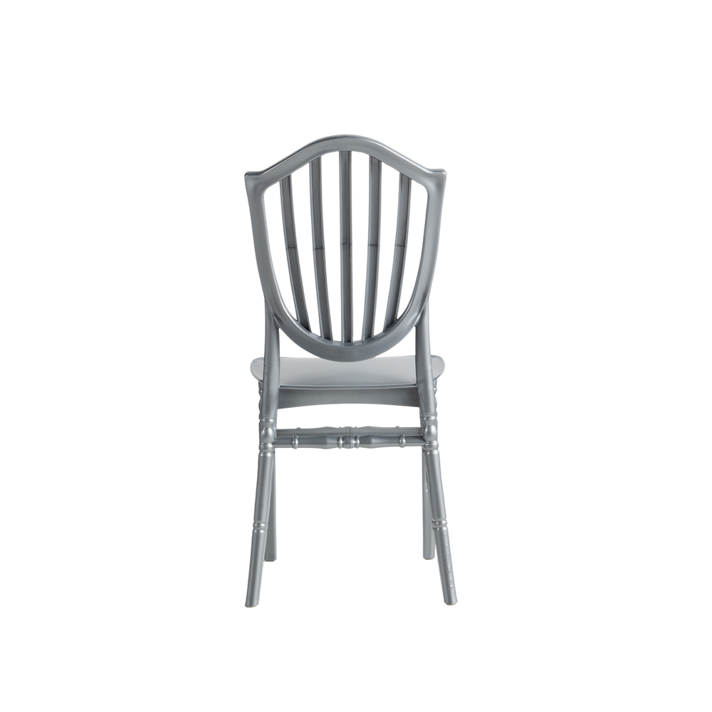 Chiavari Vasto Stacking Polypropylene Chair Silver