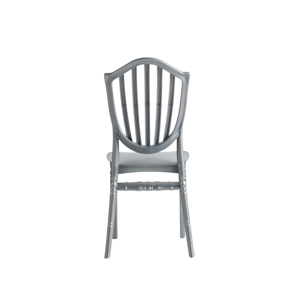 Chiavari Vasto Stacking Polypropylene Chair Silver