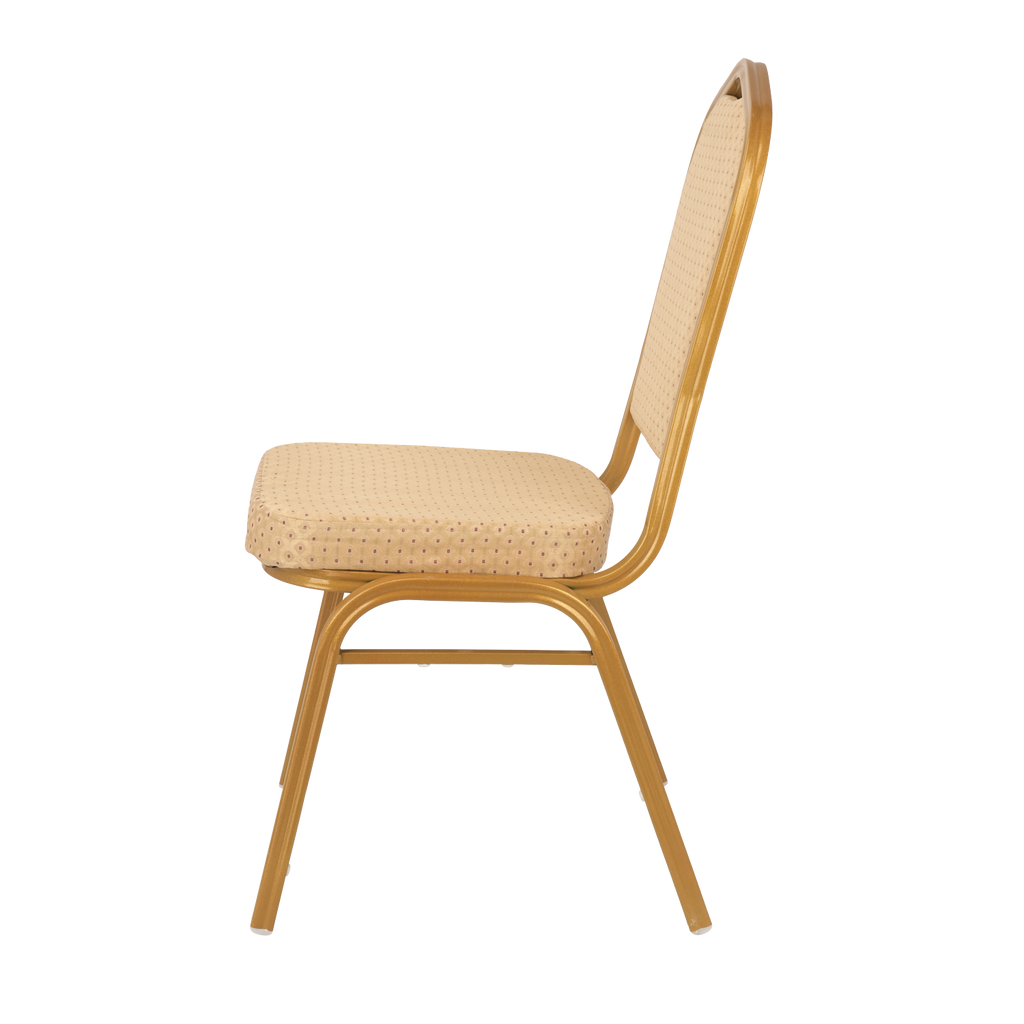 Premium Banquet Stacking Chair Cream
