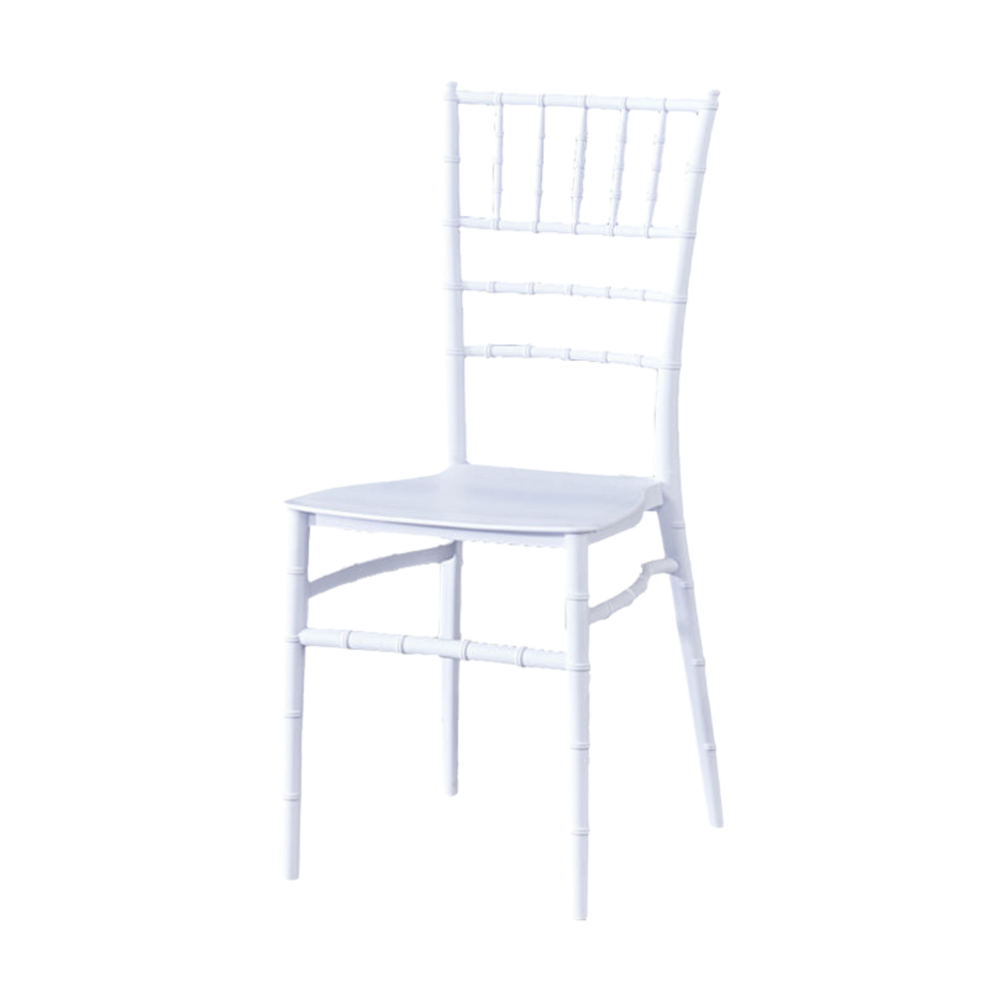 Chiavari Chair – Affordable, Lightweight & Stackable – Recycled Polypropylene – Wedding & Event Use