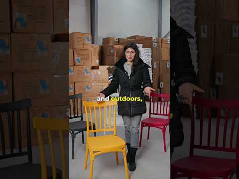 Polypropylene Caffe/Bistro Polypropylene Stacking Chair Black