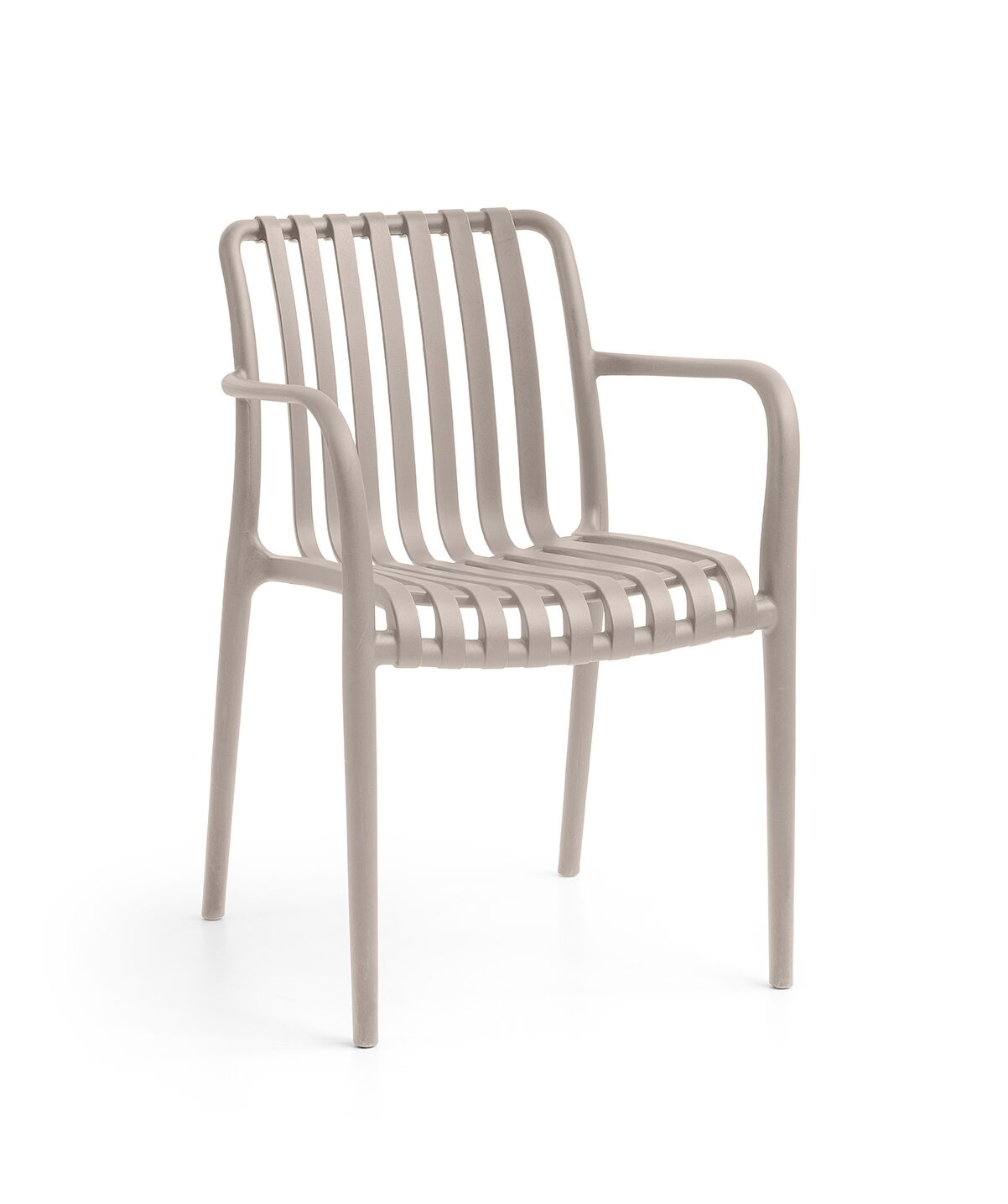 Paris Polypropylene Chair Cream – Stackable Outdoor Cafe Restaurant Hospitality Seating