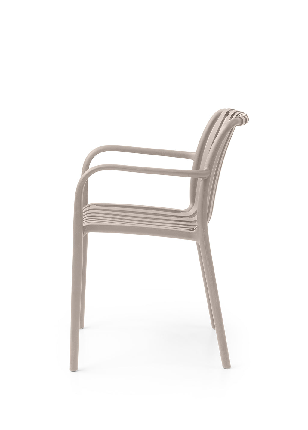 Paris Polypropylene Chair Cream – Stackable Outdoor Cafe Restaurant Hospitality Seating